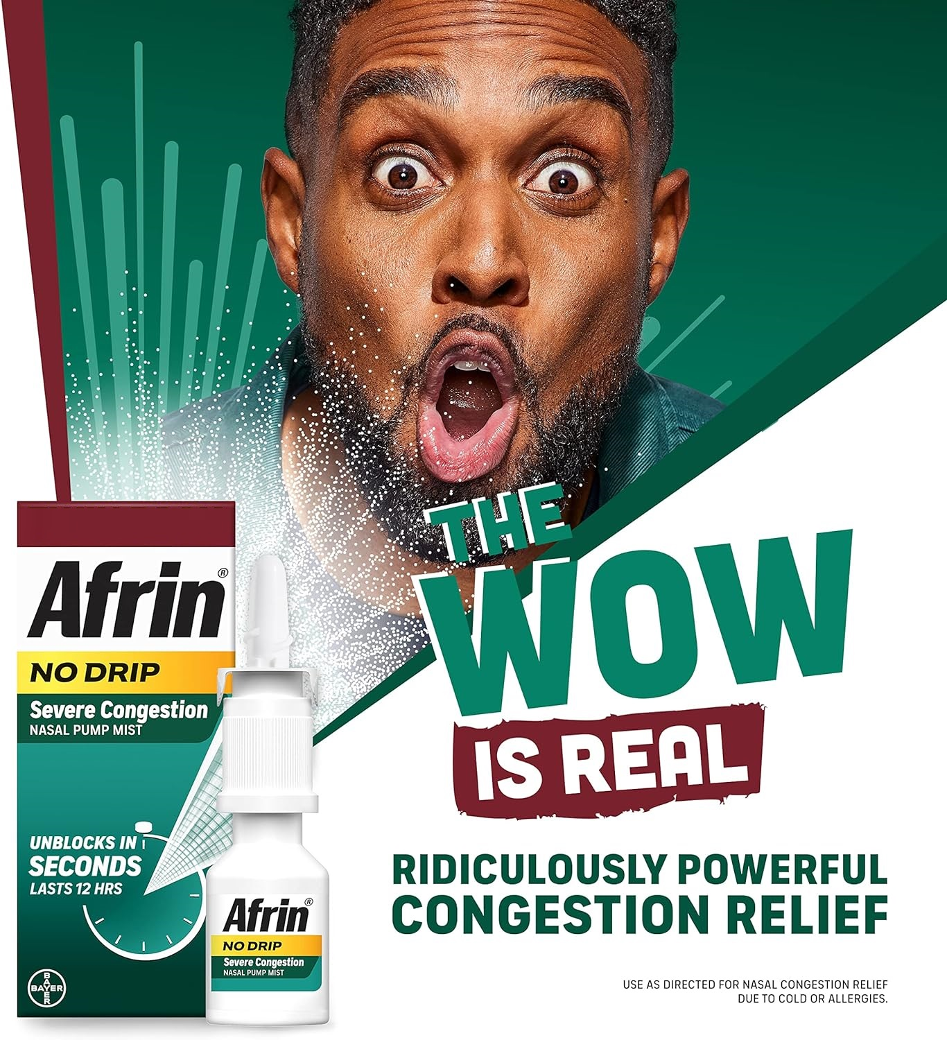 Afrin Severe Congestion Spray No Drip Formula