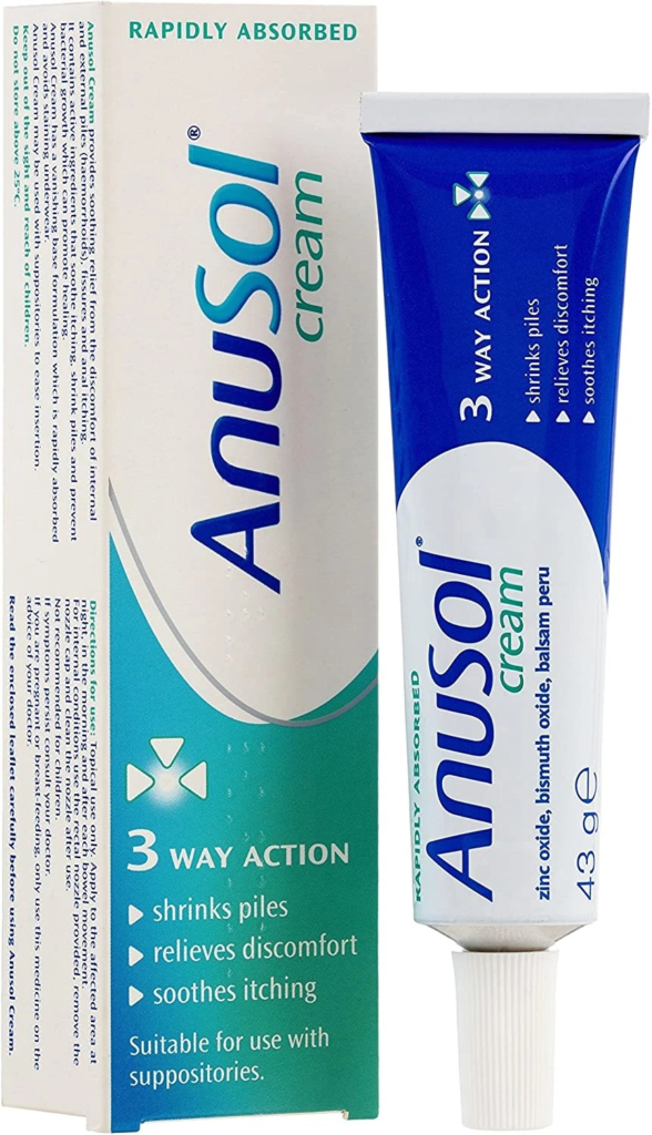 Anusol Haemorrhoid Relief Ointment 43g – Fast Relief for Piles Pain & Itching - main product image