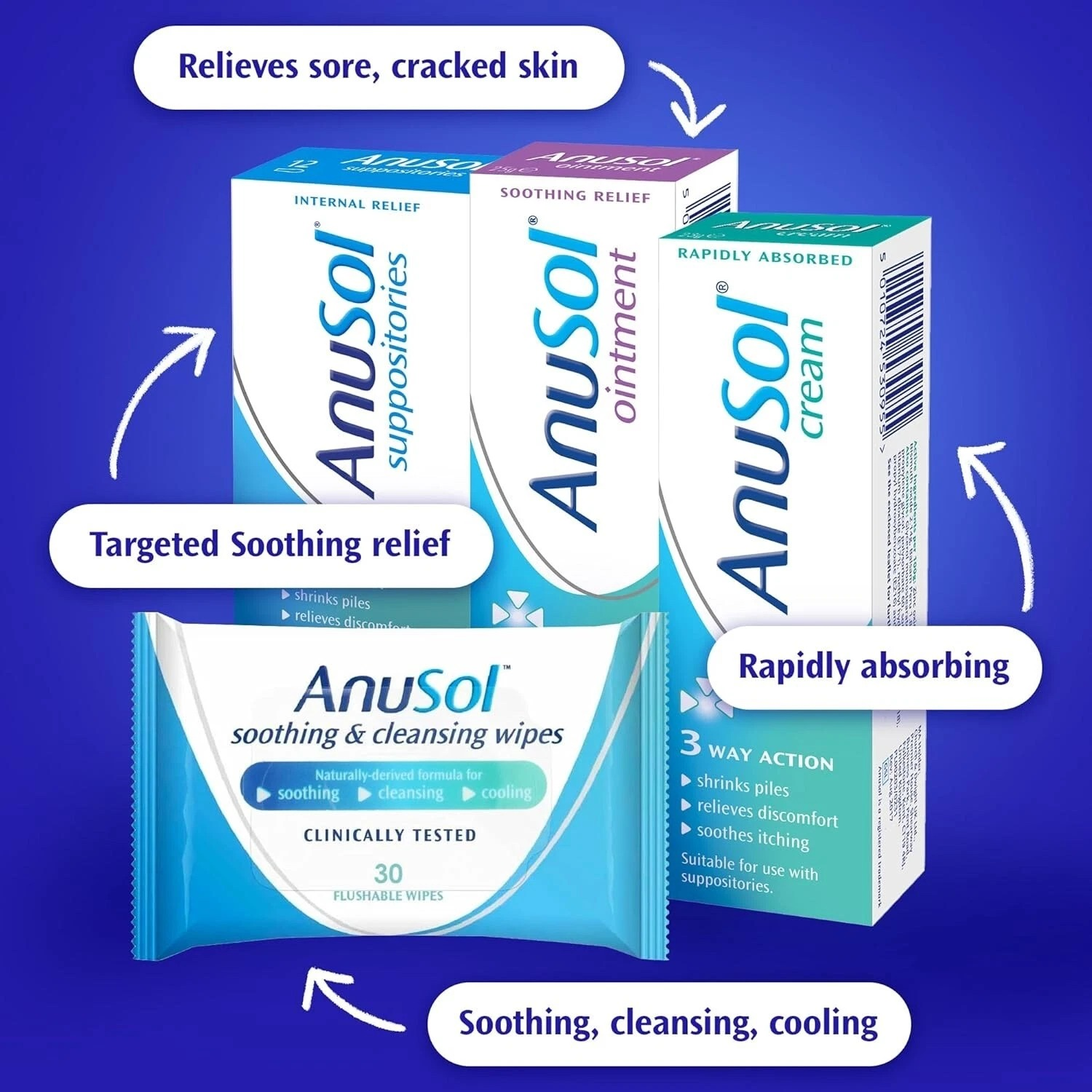 Anusol Haemorrhoid Relief Ointment 43g – Fast Relief for Piles Pain & Itching - product image 4