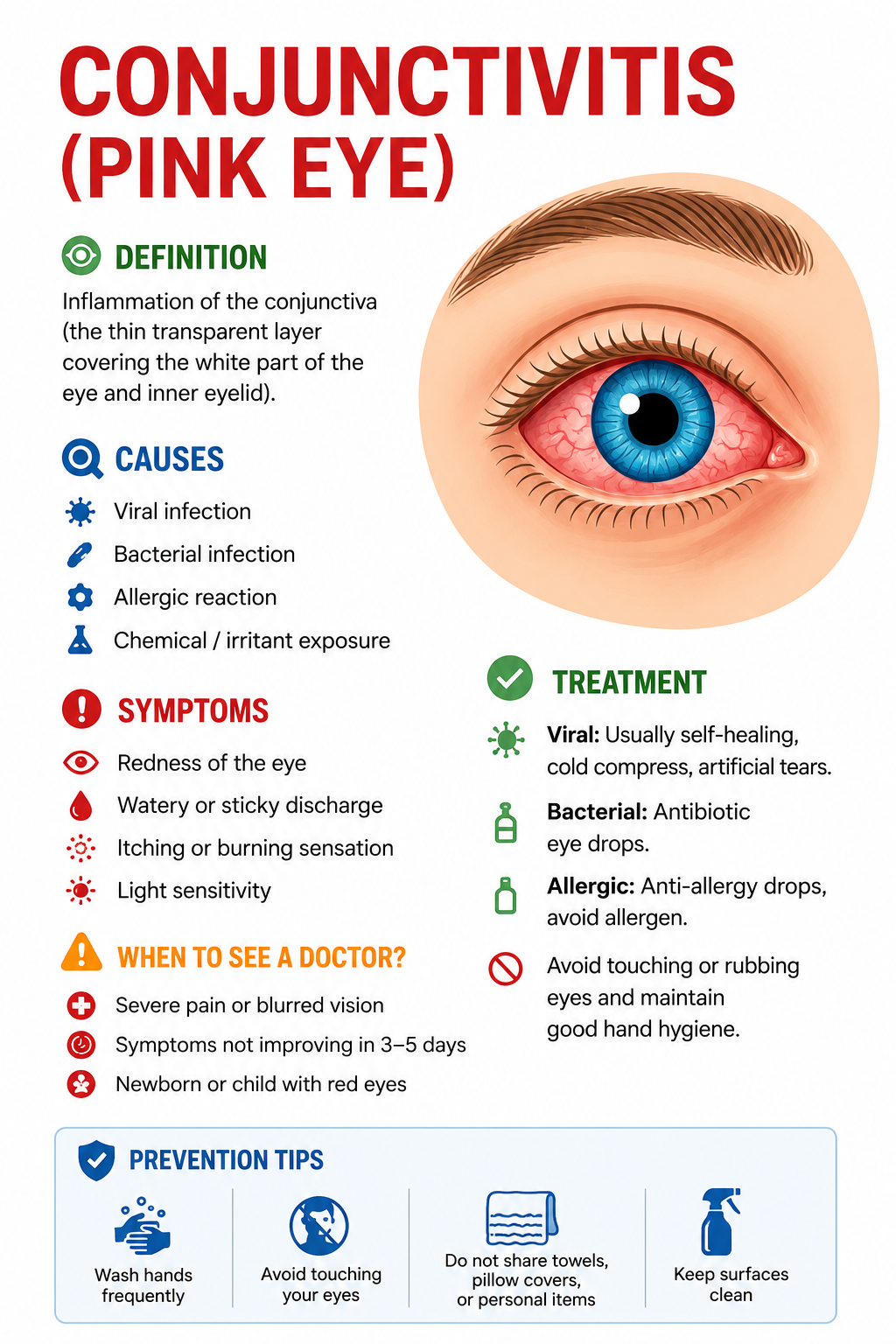 Conjunctivitis - Pinky eye causes, symptoms and treatment - Brolene eye drops