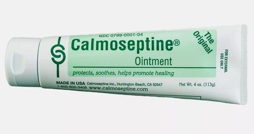 Calmoseptine skin protectant ointment packaging - 113 g tube