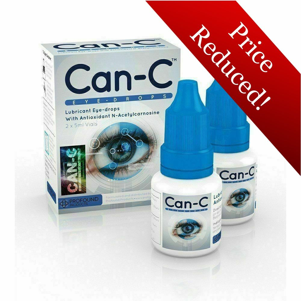 Original Can-C Eye Drops 2x5ml box - Authentic NAC formula for cataracts Australia