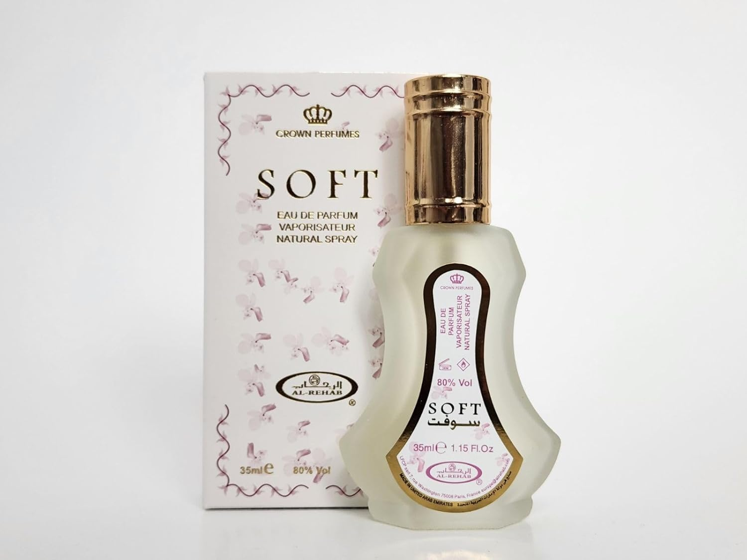 Buy Al-Rehab Soft Eau de Parfum Spray 35m - front view.