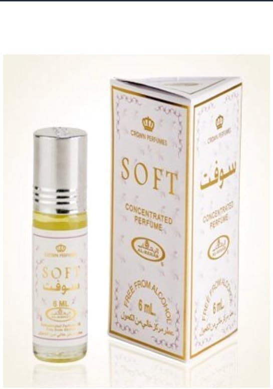 Buy Crown Perfume Soft Eau de Toilette, Alcohol Free, Long Lasting Fragrance Oil - 6ml Roll On - front view