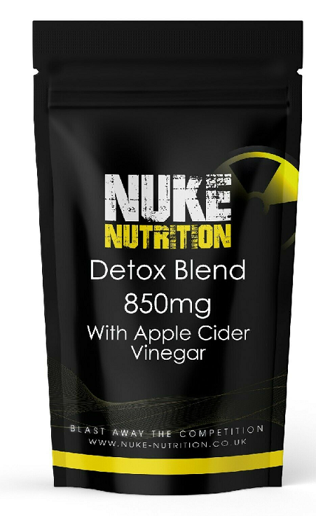Detox 850mg Capsules - Apple Cider Vinegar, Capsicum, Kelp, Ginseng, Guarana Digestive Support & Metabolism 60ct - main product image