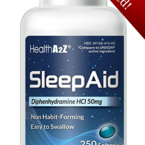 Buy HealthA2Z Sleep Aid - Diphenhydramine 50mg Sleep Aid Softgels. OTC Sleep Medicine Australia, fast shipping Australia-wide