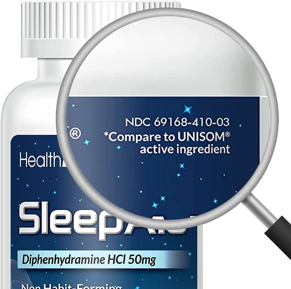 Buy HealthA2Z Sleep Aid - Diphenhydramine 50mg Sleep Aid Softgels. Compare to Unisom SleepGels active ingredient.