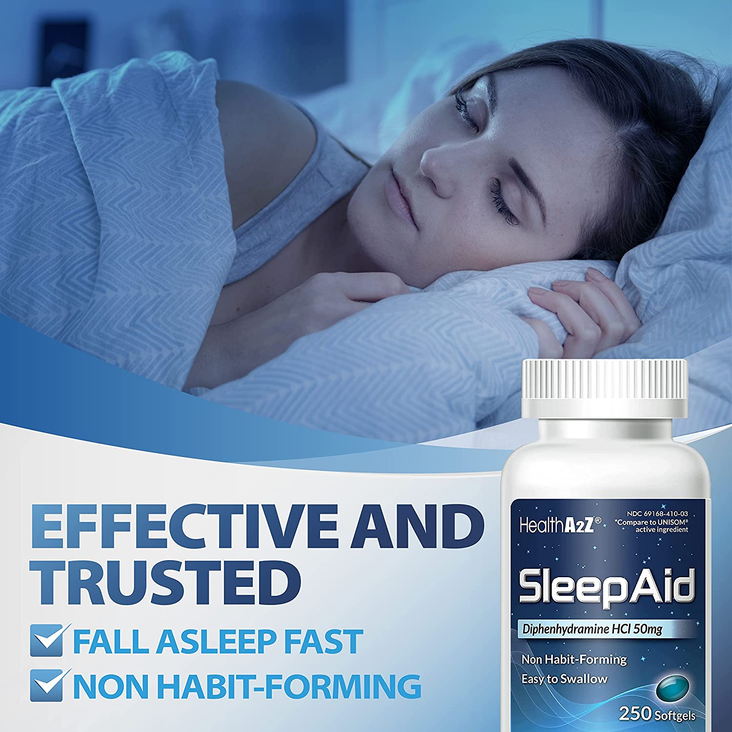 Buy non-habit forming and fast-acting sleep softgels for occasional insomnia relief in Australia online. Fast shipping.