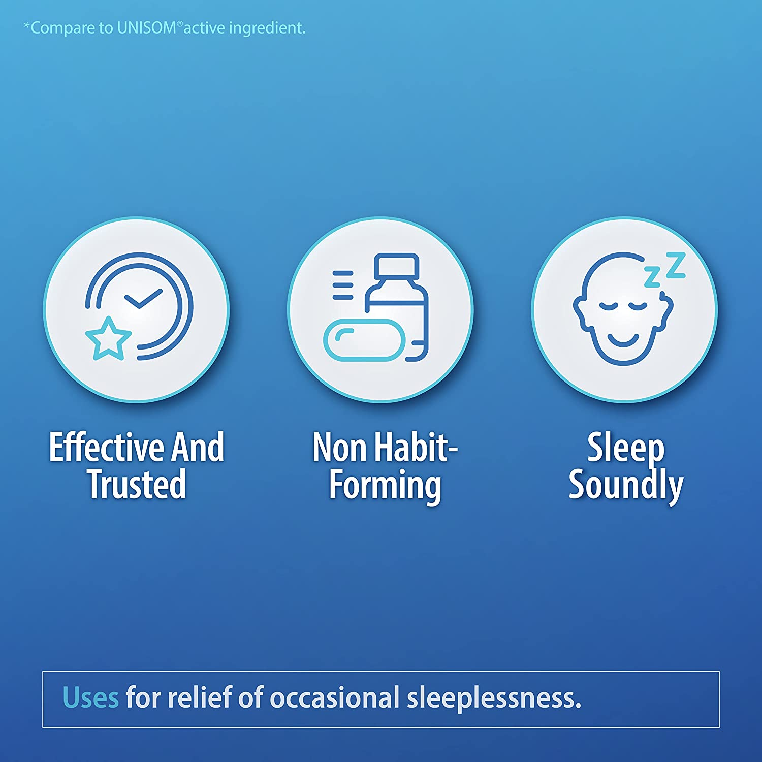 Buy fast-acting sleep softgels for occasional insomnia relief. Buy sleep aid in Australia online.