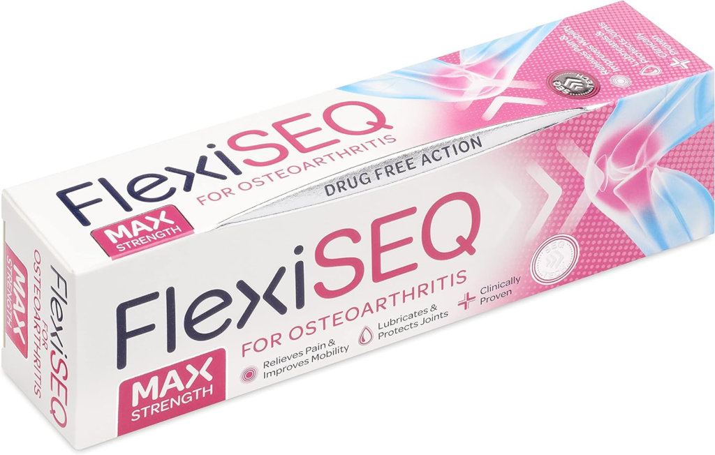 FLEXISEQ Osteoarthritis Max Strength Gel 50 g Joint Stiffness Pain Relief Muscle - main product image