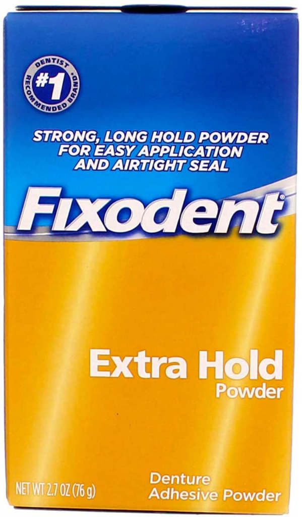 Fixodent Denture Adhesive Powder Extra Hold 75 g - main product image