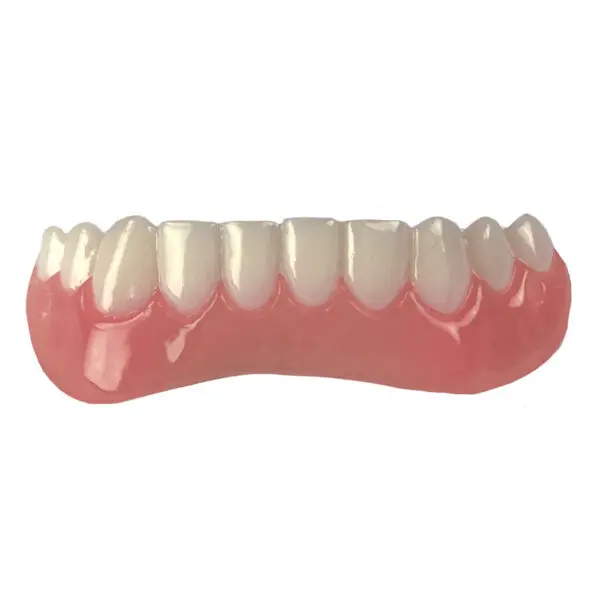 Snap-on false tooth temporary fake tooth for dental appearance restoration