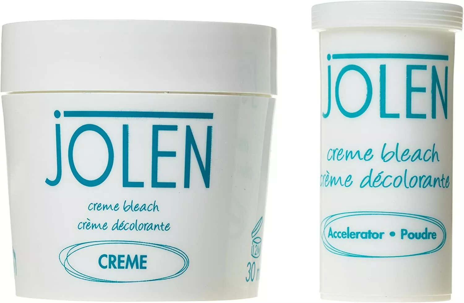 Jolen Facial Creme Bleach Lightens Dark Hair Mild with Aloe Vera 125ml - product image 3