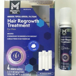Minoxidil 5% FOAM, Hair Regrowth Treatment for Men - 4 months supply - main product image