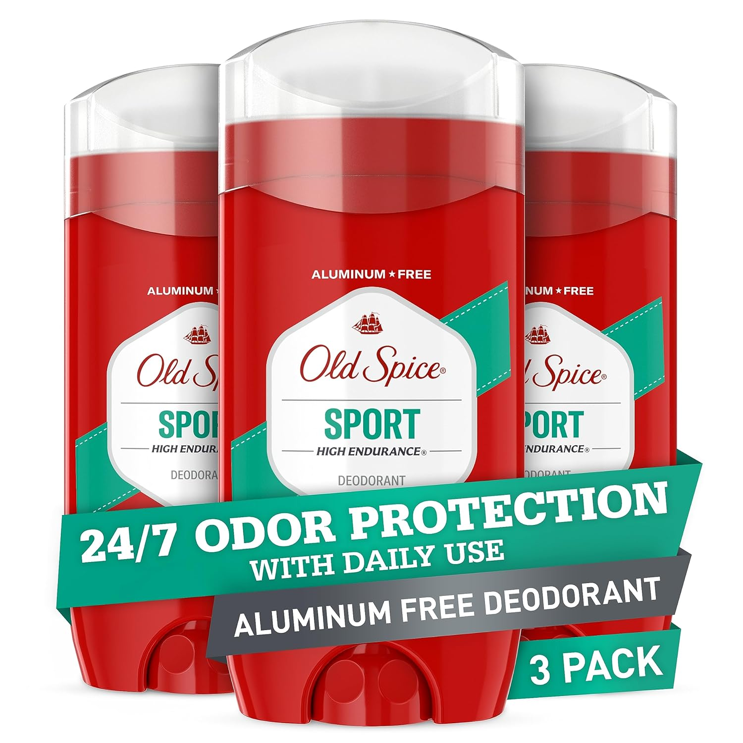 Buy Old Spice Pure Sport - aluminium-free deodorant stick 85g packaging - Pack of 3