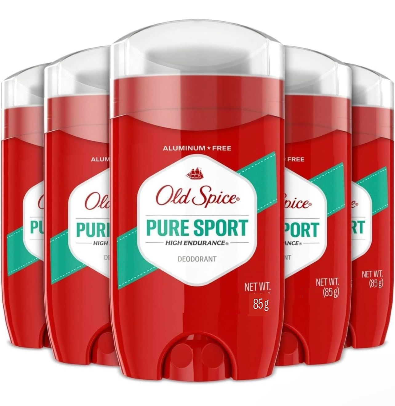 Buy Old Spice Pure Sport - aluminium-free deodorant stick 85g packaging - Pack of 5