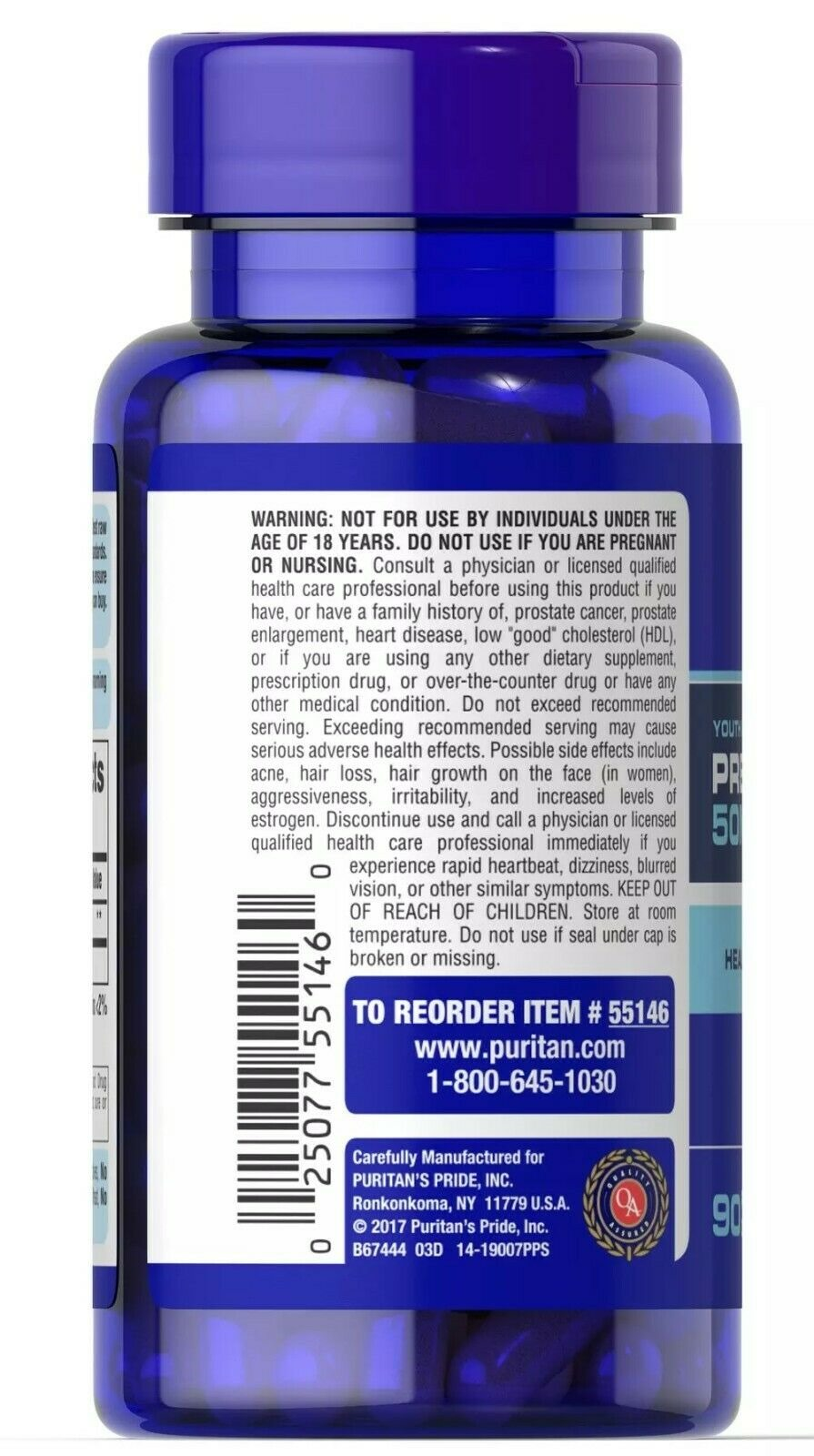 PREGNENOLONE 50mg 90 capsules - product image 2