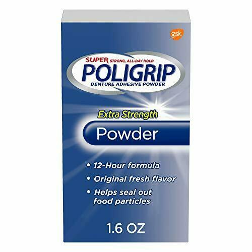 Super Poligrip Extra Strength Denture Adhesive Powder 45g - main product image