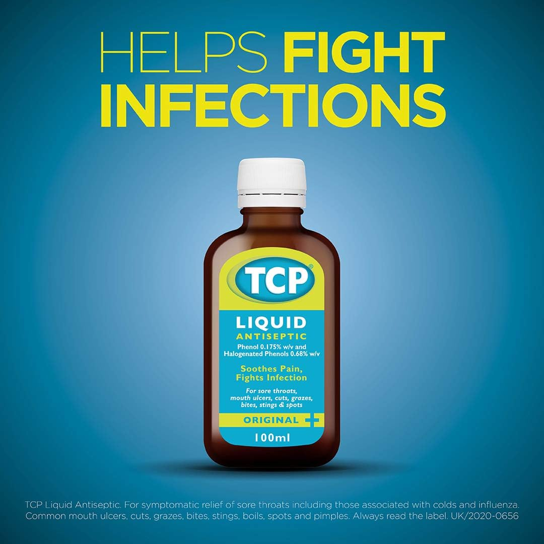 TCP Original Antiseptic Liquid 200ml Soothes Pain Fights Infection - product image 2