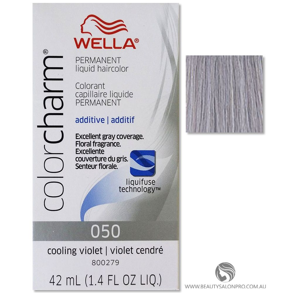 Wella Color Charm Permanent Liquid Toner 050 Cooling Violetpermanent liquid hair colour
