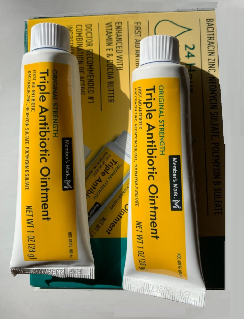 Buy Member's Mark triple antibiotic ointment - 2x 28g tubes without a box