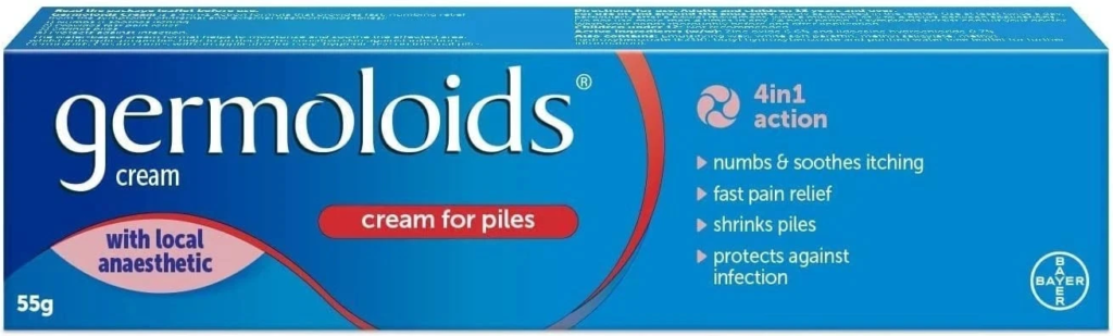 Germoloids Germoloids Haemorrhoid Cream, Piles Treatment 55g